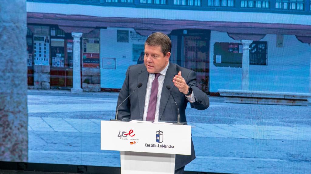 Emiliano García-Page, presidente de Castilla-La Mancha. Foto: JCCM