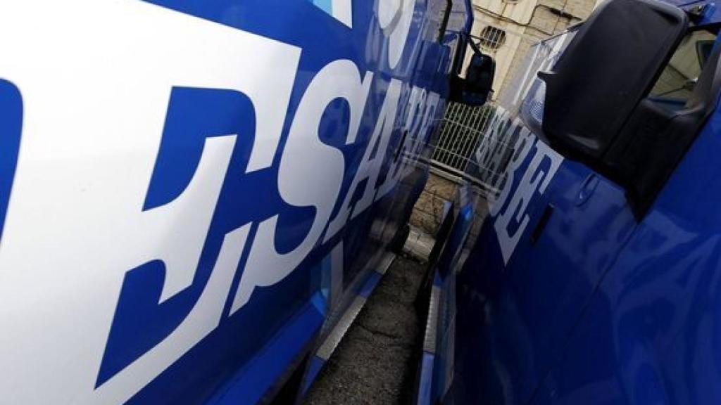 Furgones del grupo Esabe, en una imagen de archivo.