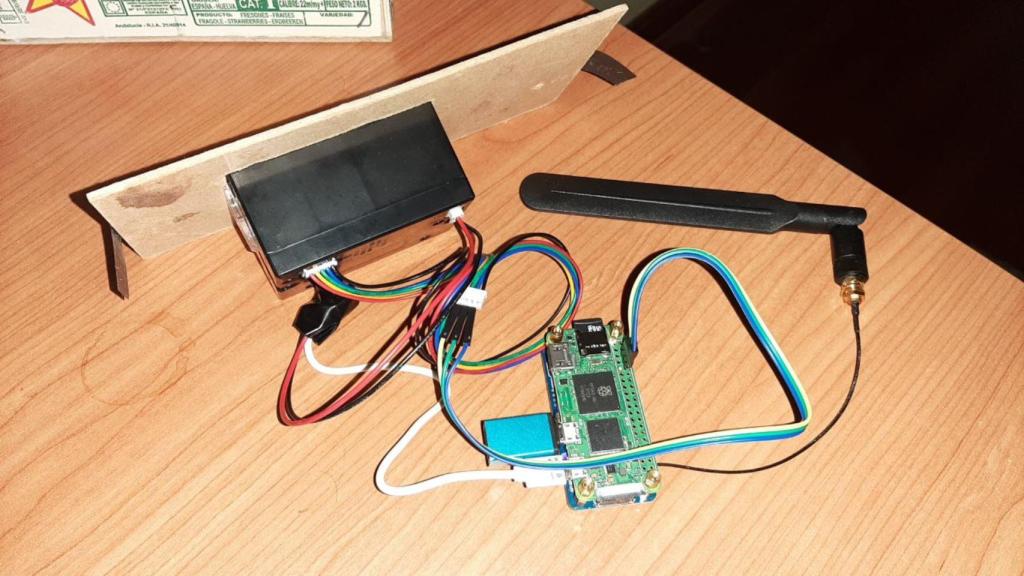 El interior del dispositivo.