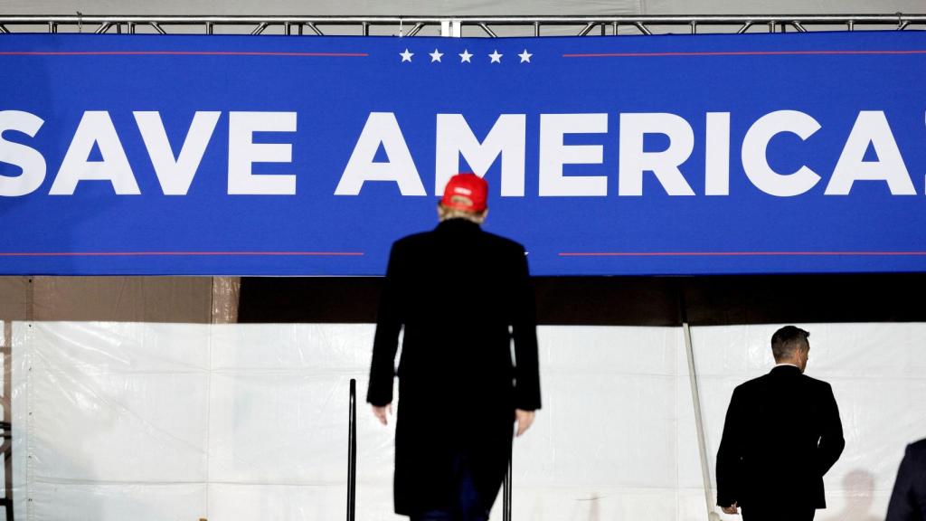 Trump en el mitin de Arizona de este fin de semana.