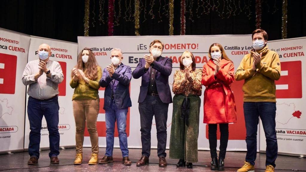 Los candidatos de España Vaciada con Tomás Guitarte