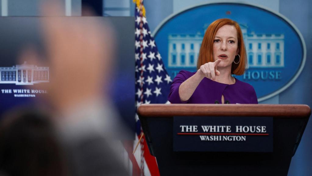 La portavoz del Gobierno de Estados Unidos, Jen Psaki.