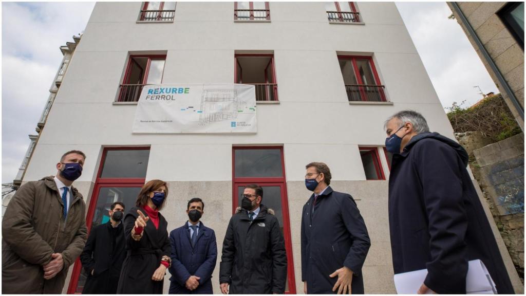 Visita institucional al inmueble del pasado marzo.