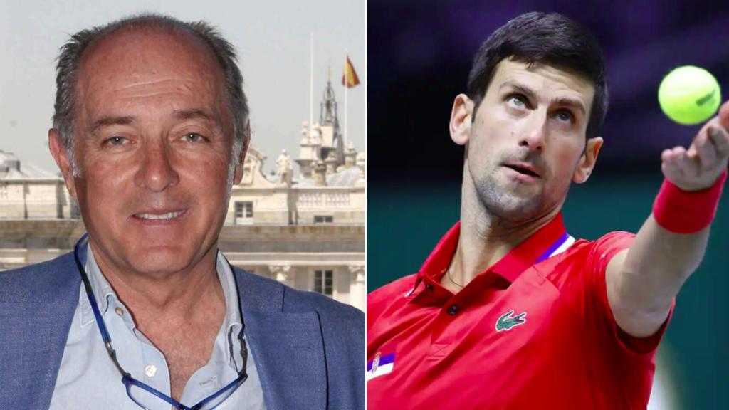 José Manuel Soto y Djokovic en un fotomontaje.