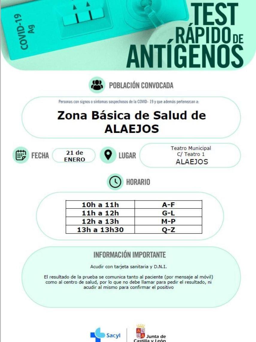 Antígenos en Alaejos