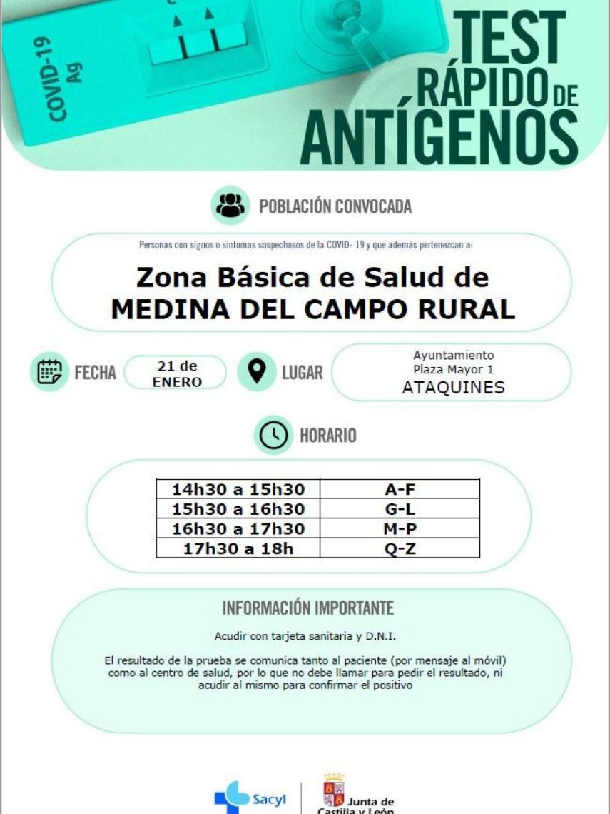 Antígenos en Ataquines