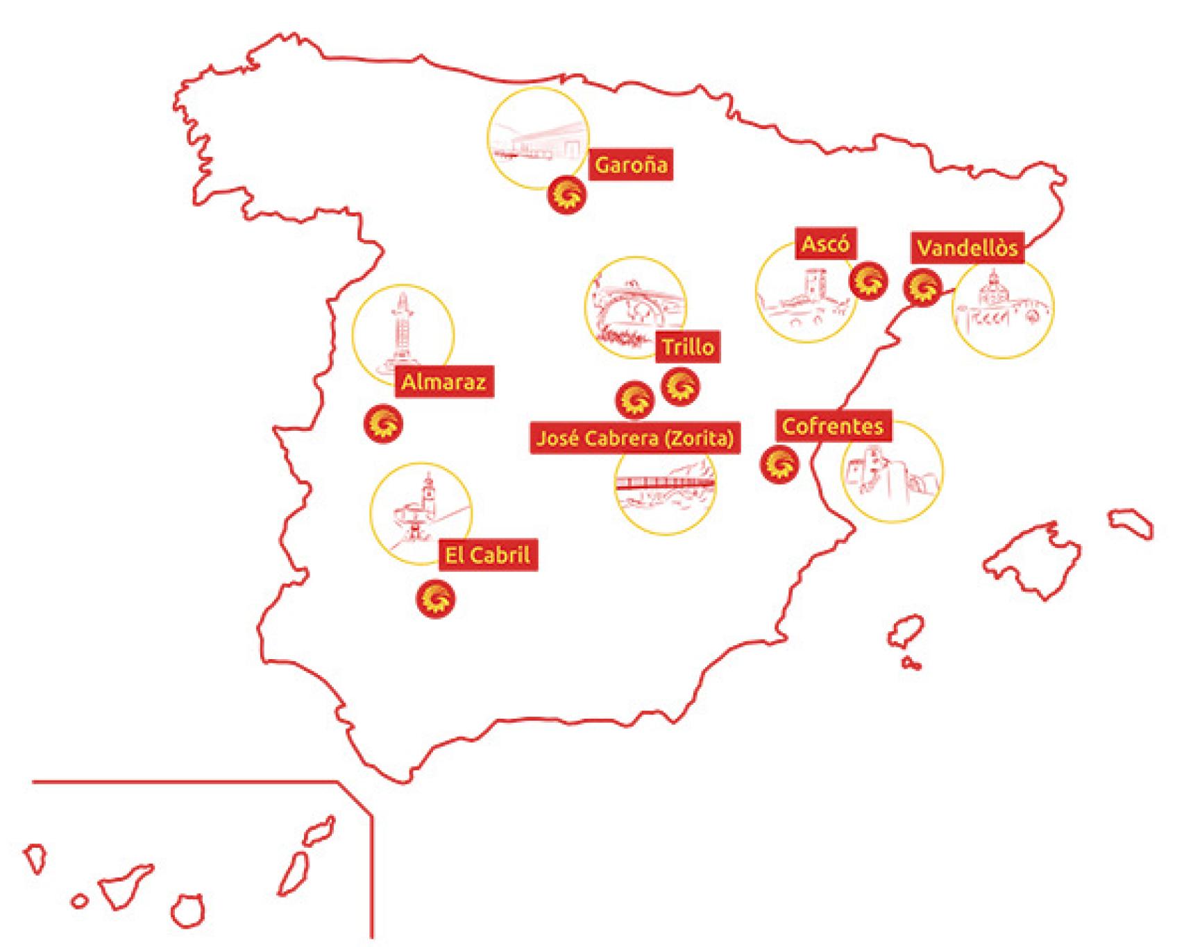 Centrales nucleares en España