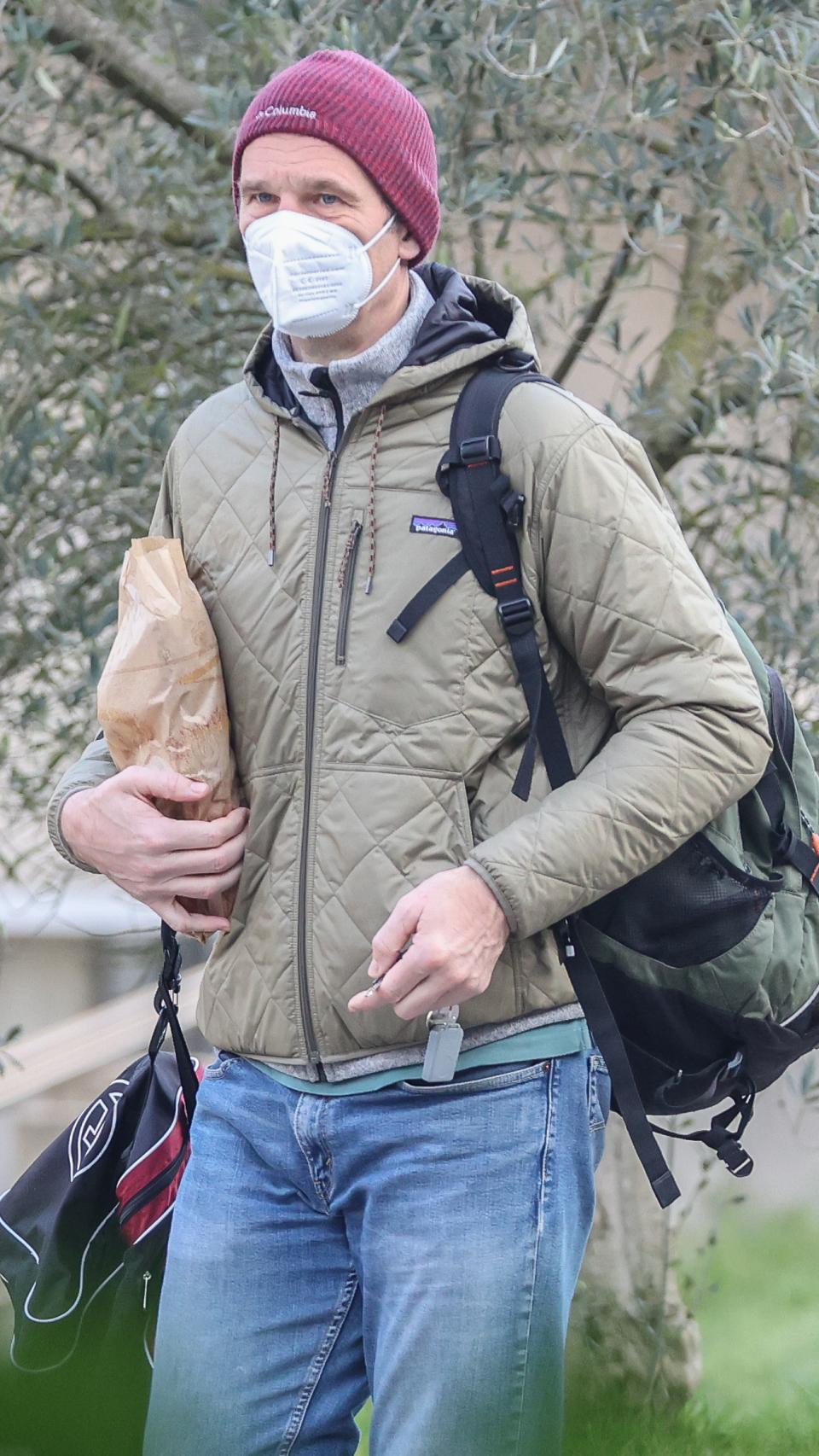 Iñaki Urdangarin en una imagen tomada en Vitoria en marzo de 2021.