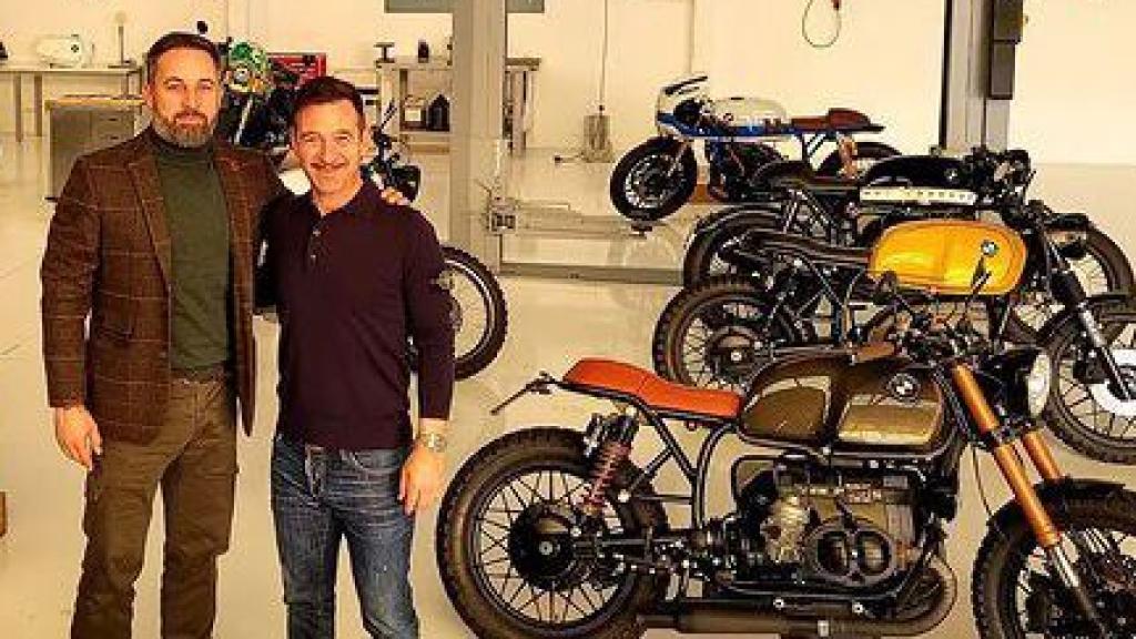 Abascal y Jaime Colsa en el 'showroom' de CRD.