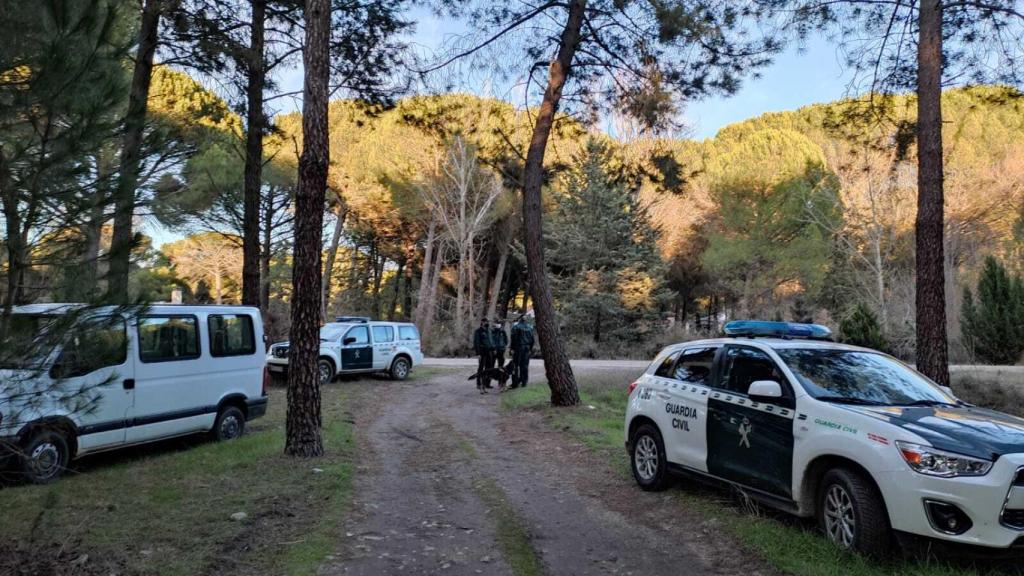Búsqueda de los agentes de la Guardia Civil en la zona donde se vio a Esther por última vez