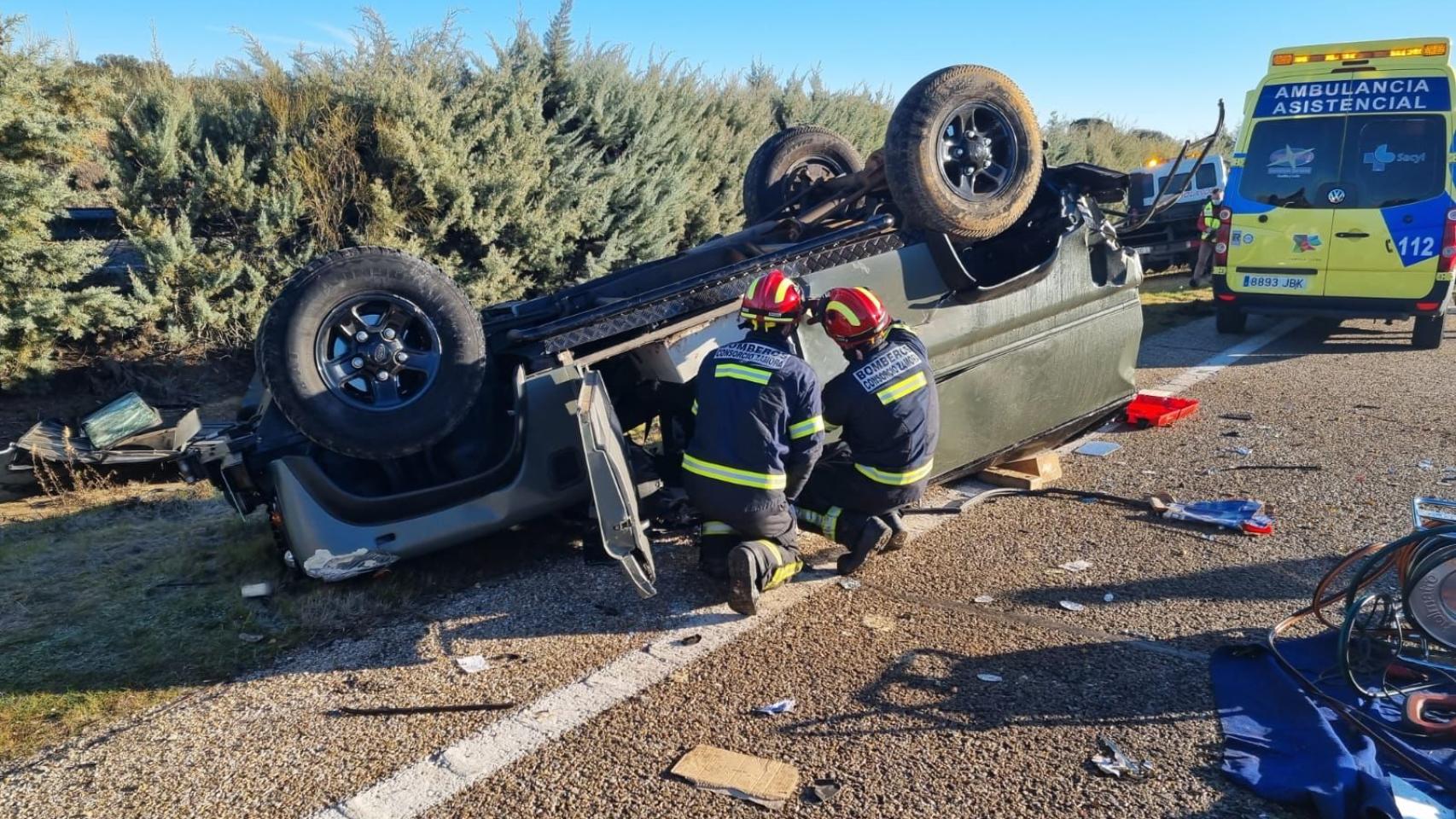 Accidente en Quintanilla de Urz