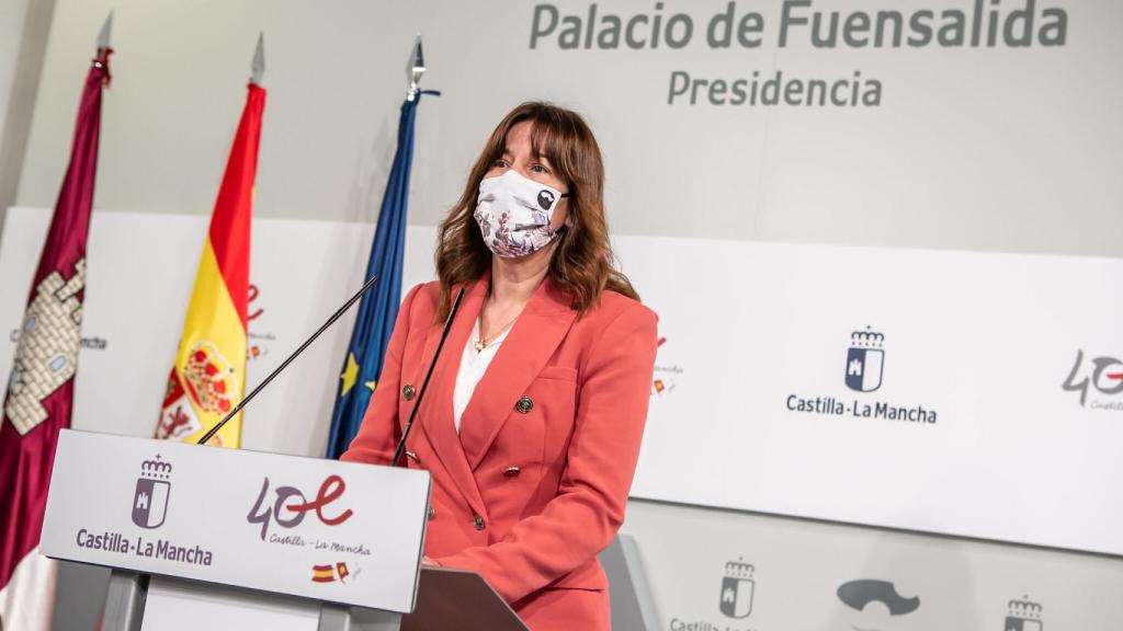 Blanca Fernández, portavoz del Gobierno de Castilla-La Mancha. Foto: JCCM