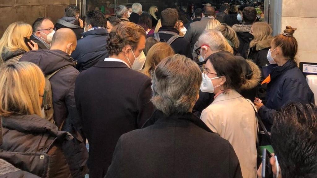Colas en la entrada de Fitur.