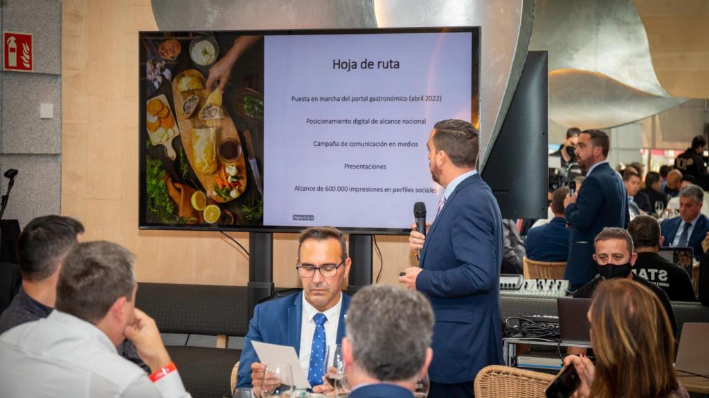 Presentación del portal gastronómico.