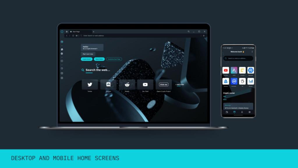 Opera anuncia un criptonavegador con billetera para criptomonedas incorporado