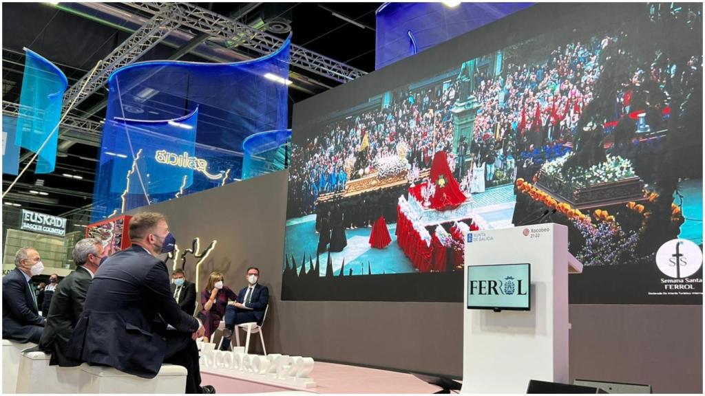 Presentación de la Semana Santa Ferrolana en la última edición de Fitur