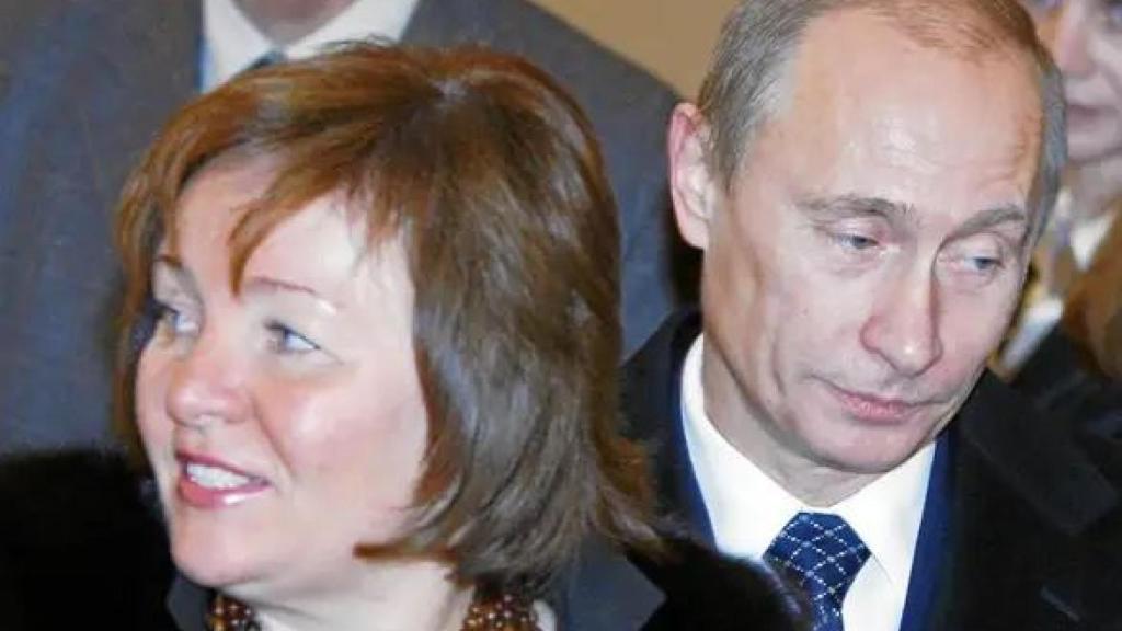 Putin, y su exesposa, Ludmila Putina, durante la investidura de 2012.