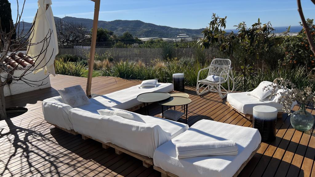 El exterior de Finca Yantar invita al relax