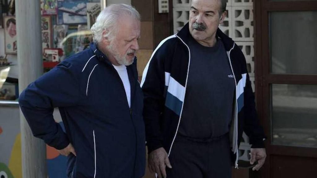 Antonio Resines y Juan Echanove coincidieron en 'Cuéntame cómo pasó' en el año 2016.