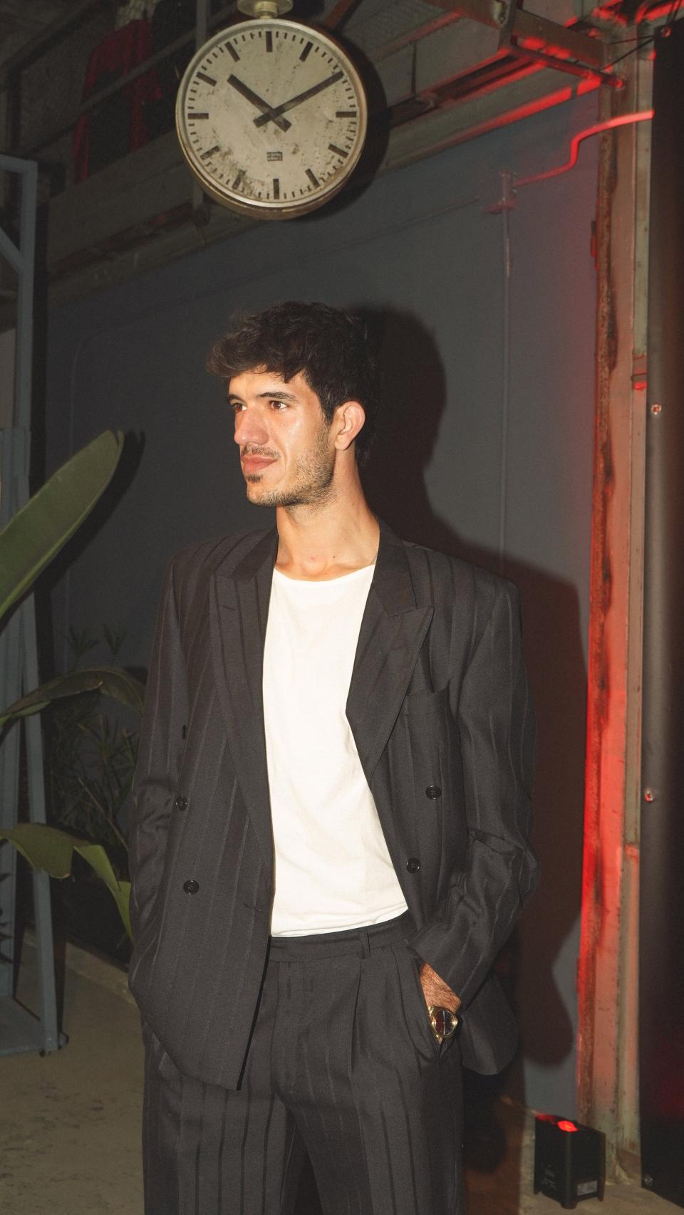 Aleix Puig en el aterrizaje de Vicio en Madrid.