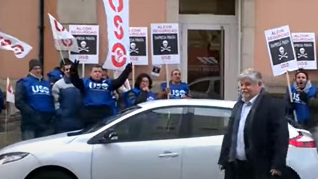 Imagen de archivo de Carlos Somoza a su salida del Juzgado.