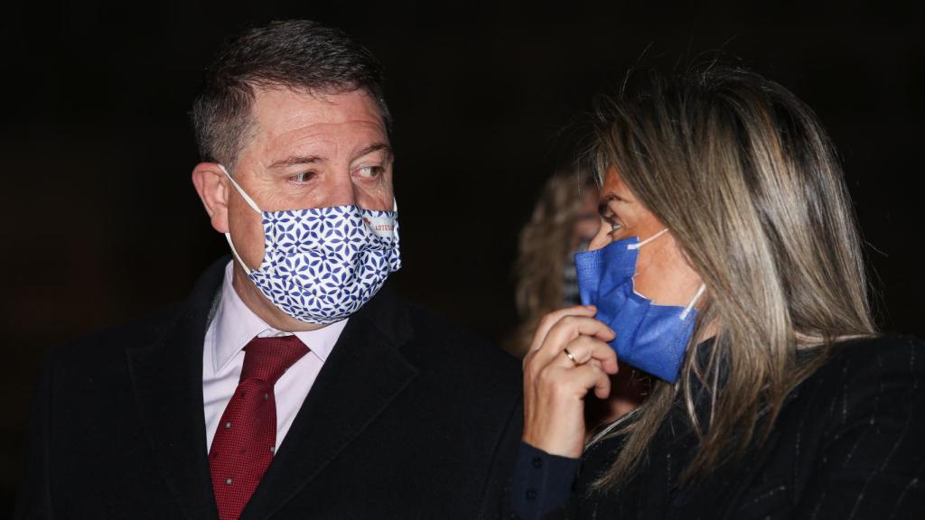 García-Page, presidente de Castilla-La Mancha, y Milagros Tolón, alcaldesa de Toledo. Foto: Óscar Huertas