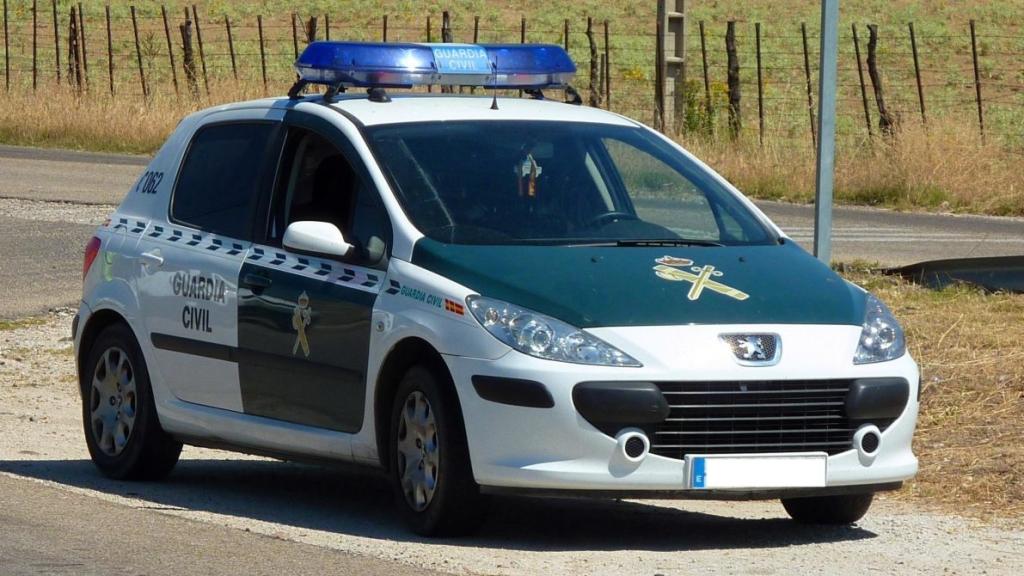 Un coche de la Guardia Civil