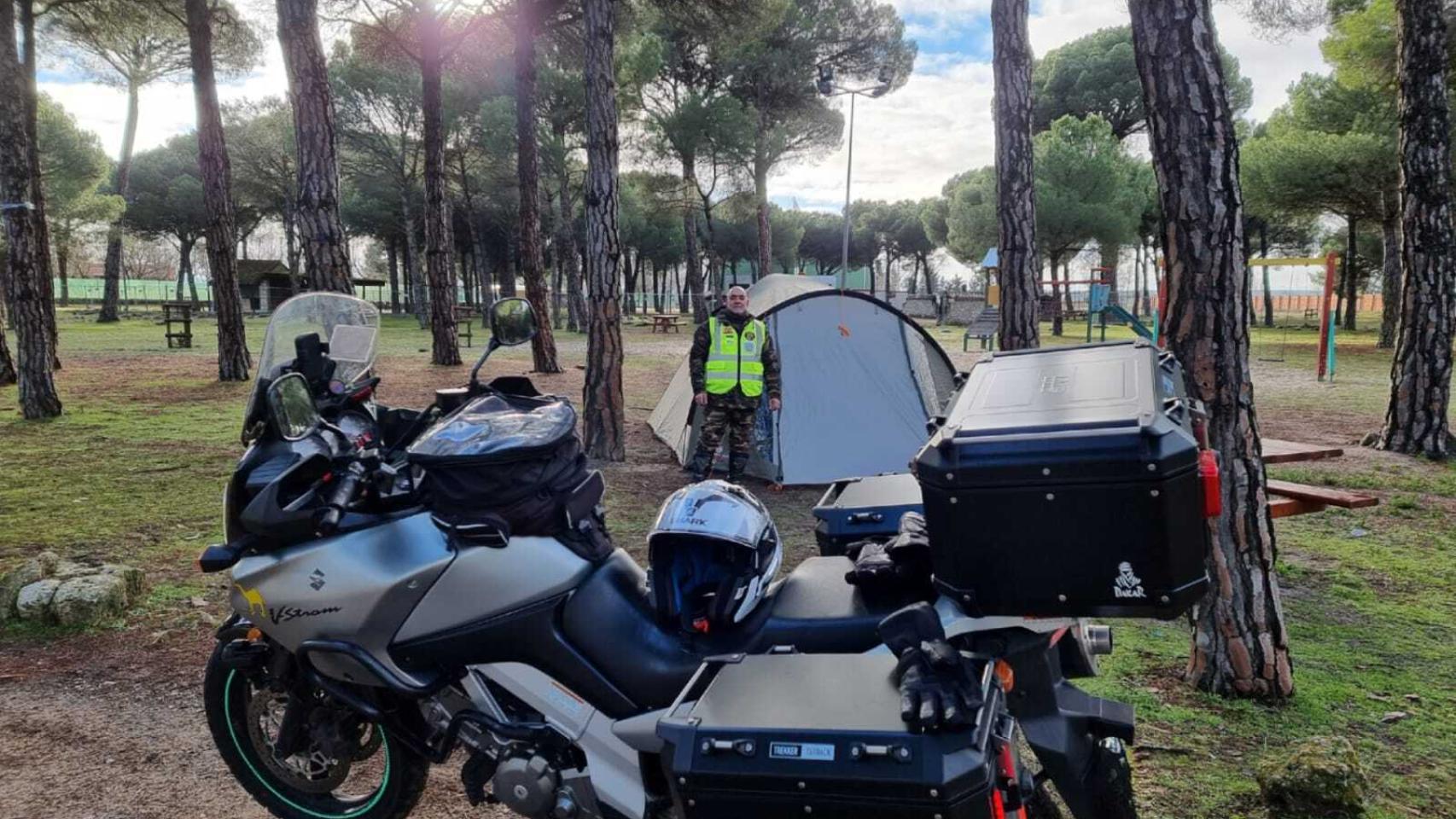 'El Solitario', el primero en llegar cada año a Motauros