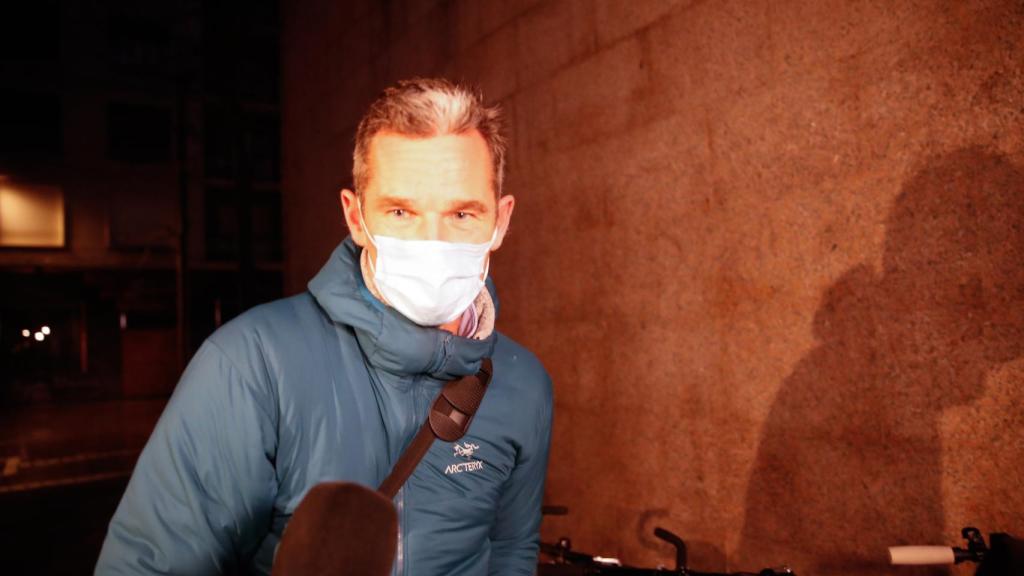 Iñaki Urdangarin a su llegada al bufete donde trabaja.