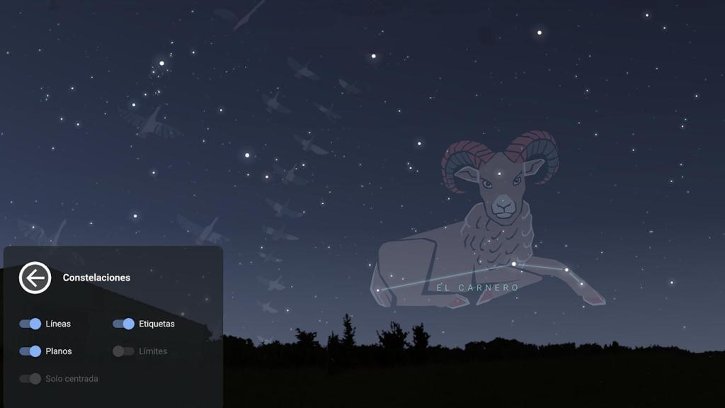 Observa las estrellas con Stellarium