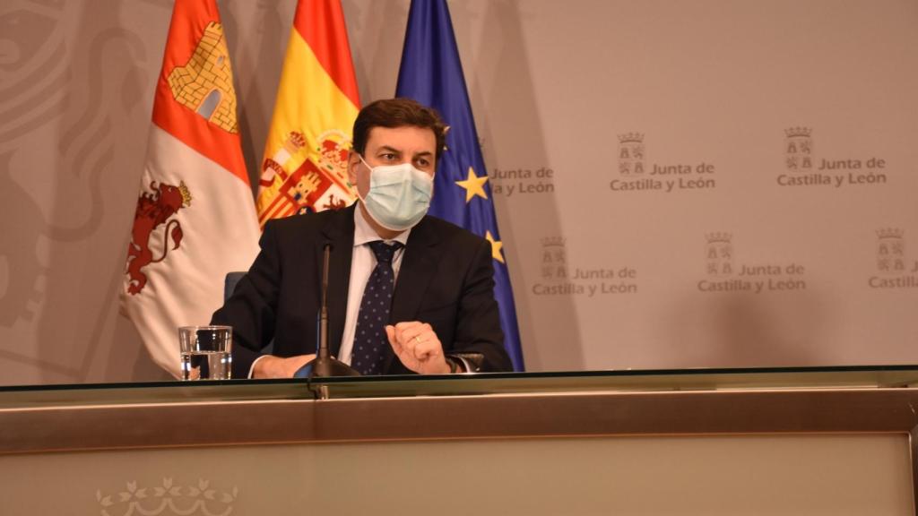 Carlos Fernández Carriedo, portavoz de la Junta y consejero de Economía