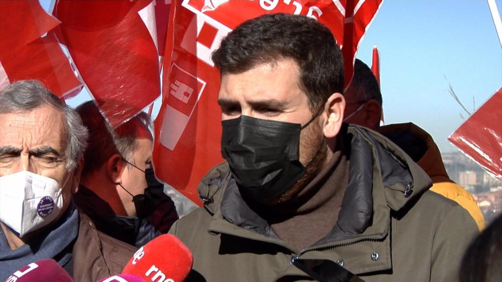 Javier Flores, secretario de Seguridad Laboral de CCOO. Foto: Juan Ignacio Gómez