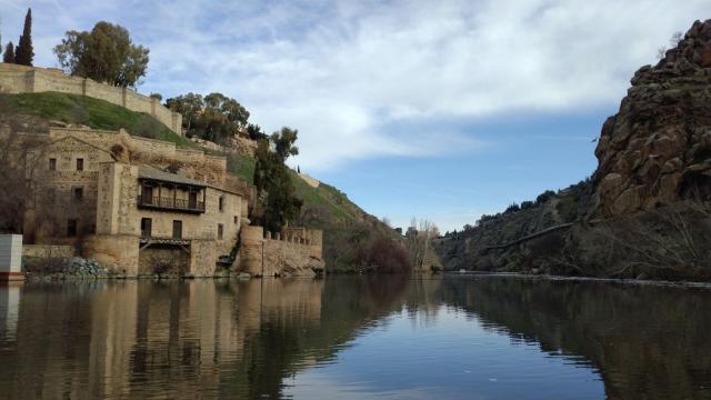 Imagen del río Tajo a su paso por Toledo.