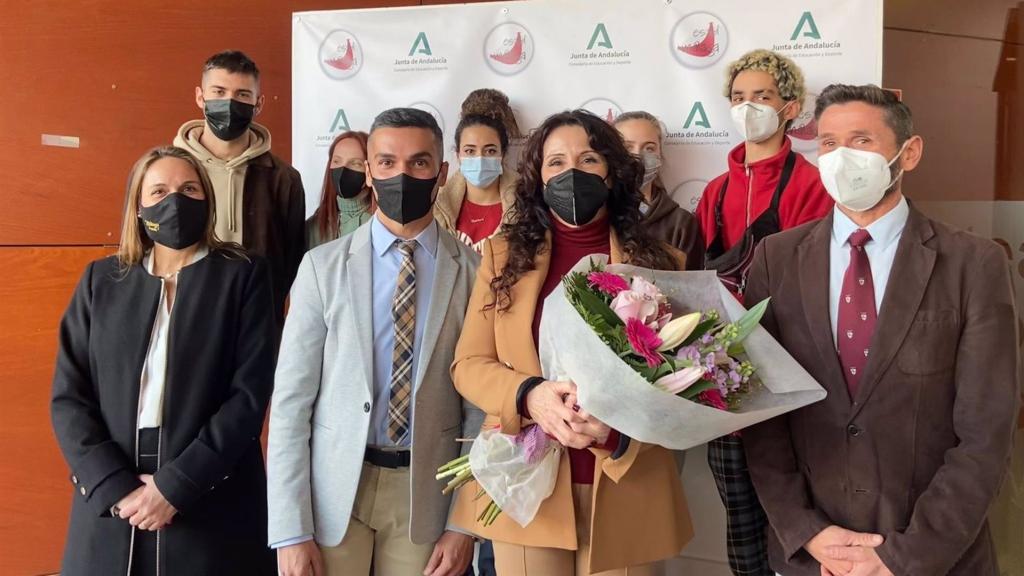 Rocío Ruiz, madrina de honor del reto solidario de la Escuela de Arte Dramático de Málaga.