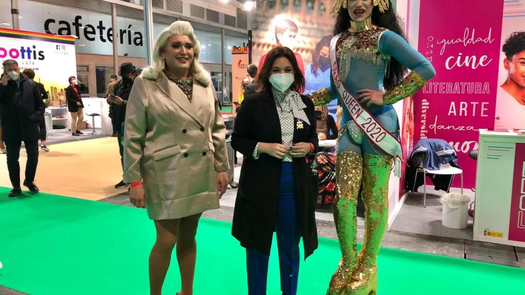 Margarita del Cid en la presentación de la apuesta LGTBI de Torremolinos.