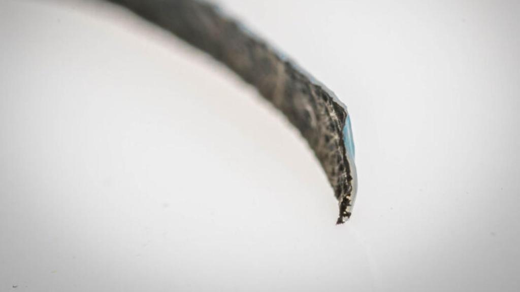 Una tira del nuevo material.