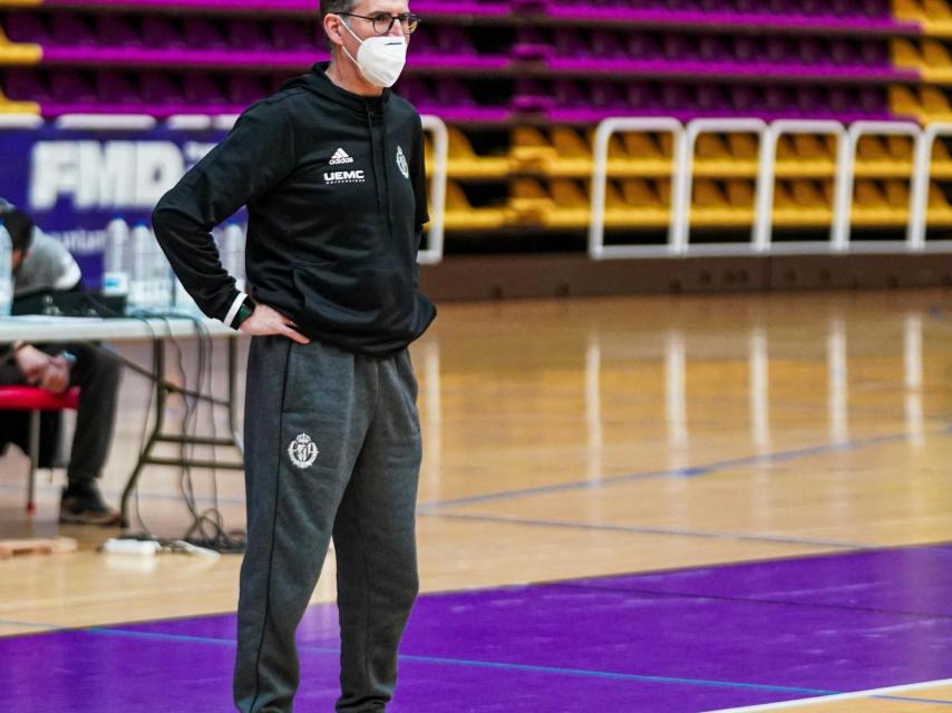Roberto González durante uno de los entrenamientos