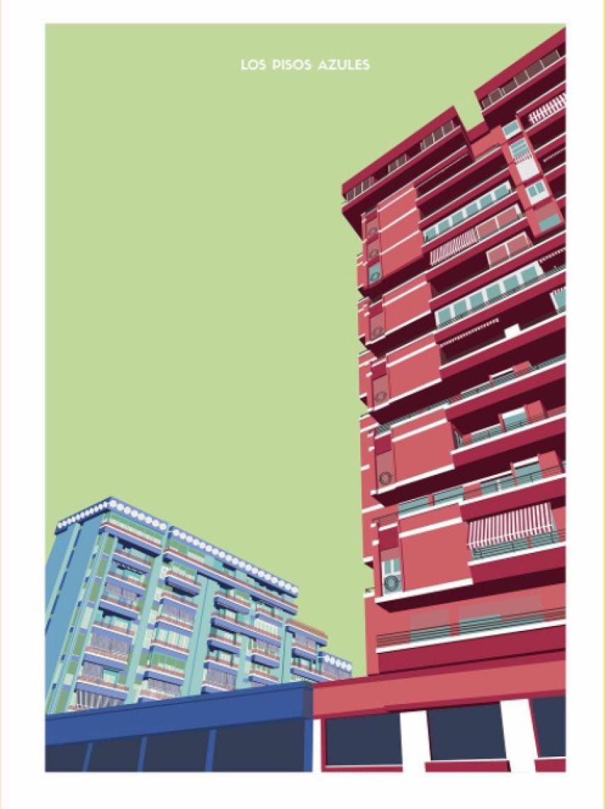 El retrato de los 'pisos azules' de Elche.