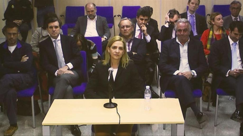 Declaración de Cristina de Borbón en el juicio por el caso Nóos.