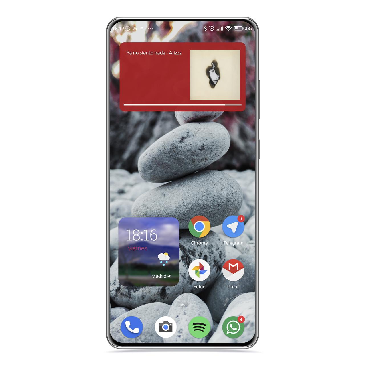 Widgets creados con KWGT