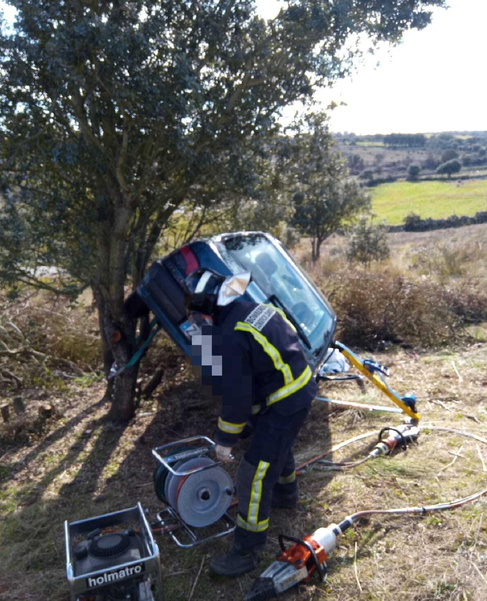 Accidente en Fresno de Sayago