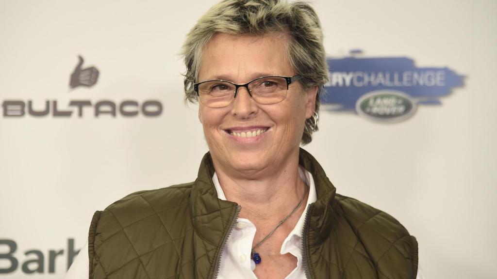 Lucía Dominguín durante un evento en Madrid meses después de la muerte de Bimba Bosé.