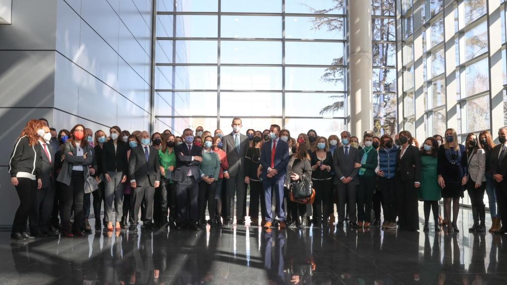 El rey Felipe VI inaugurando la Ciudad de la Justicia de Albacete el pasado 21 de enero