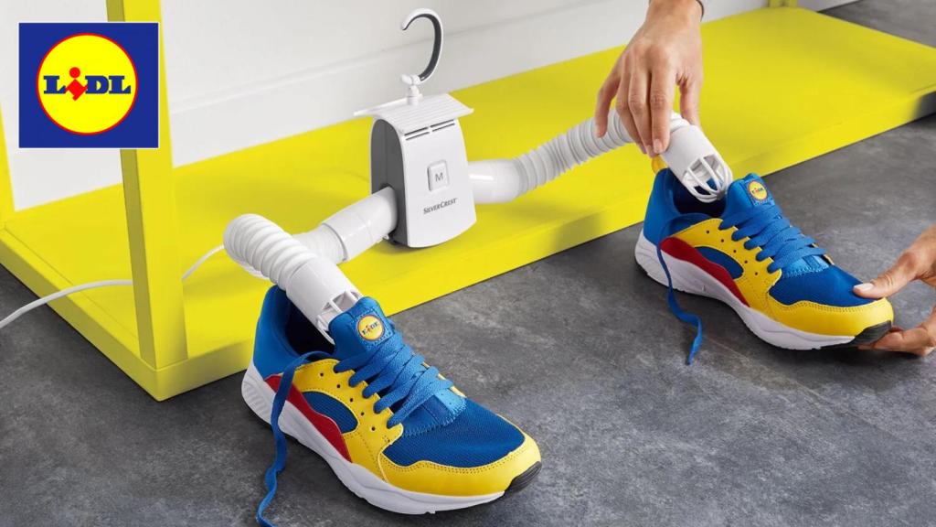 La secadora utilizada en zapatos.