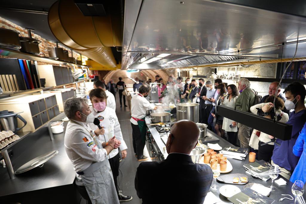 Imagen del showcooking celebrado en Madrid. Foto (Diputación de A Coruña)
