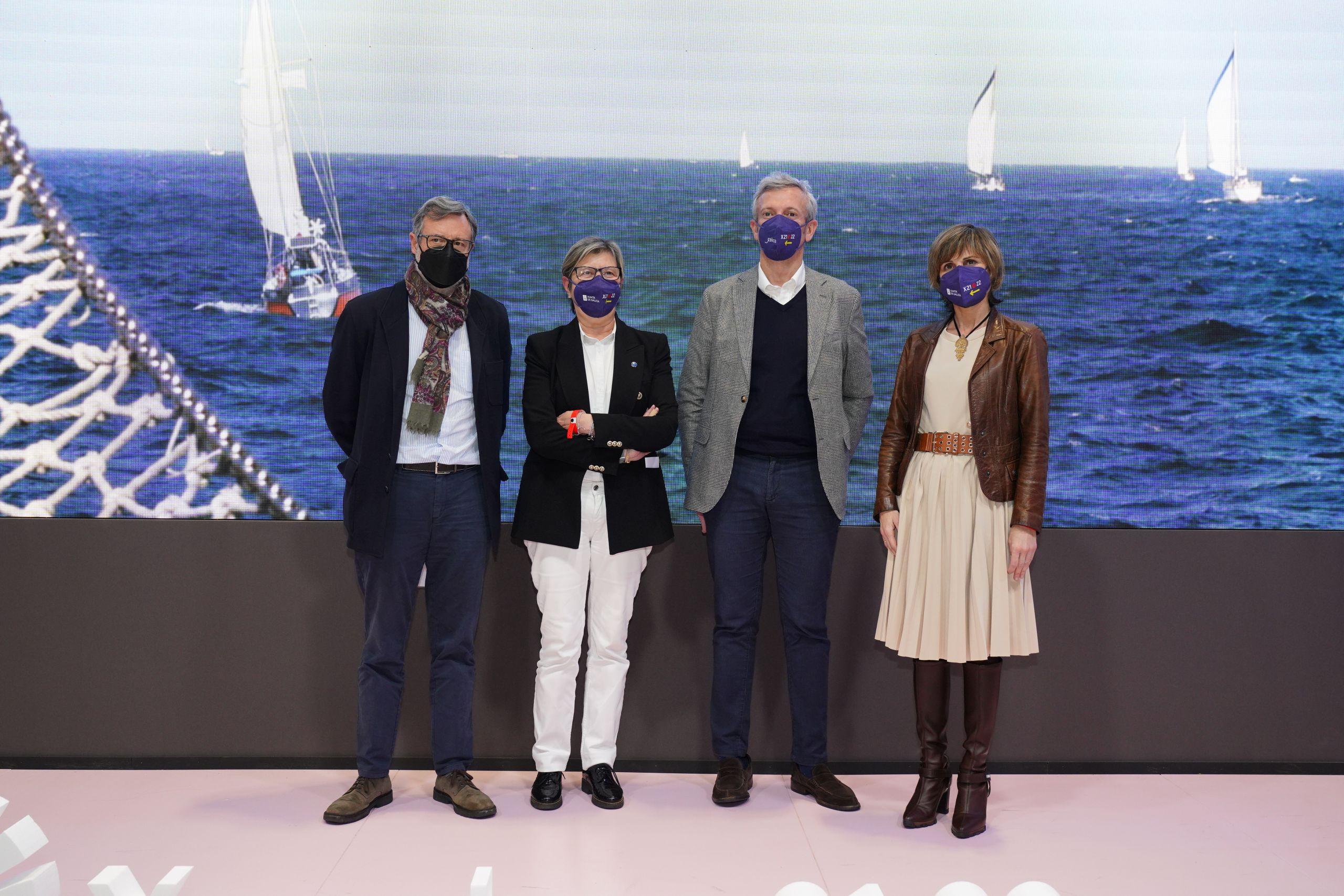 Presentación de travesía náutica xacobea. Foto (Xunta)