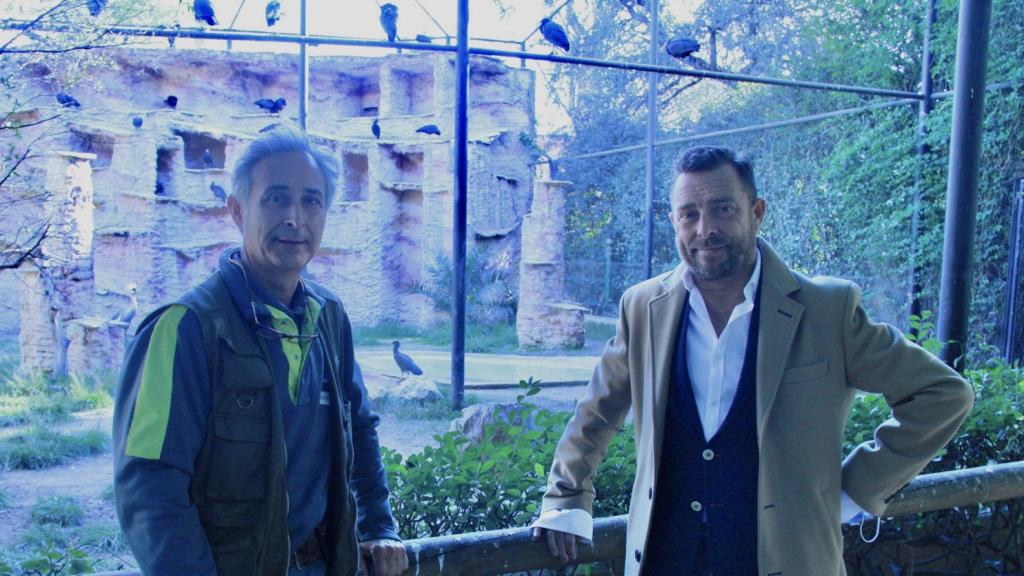 Quevedo y Rábago, junto a la población de ibis eremita.