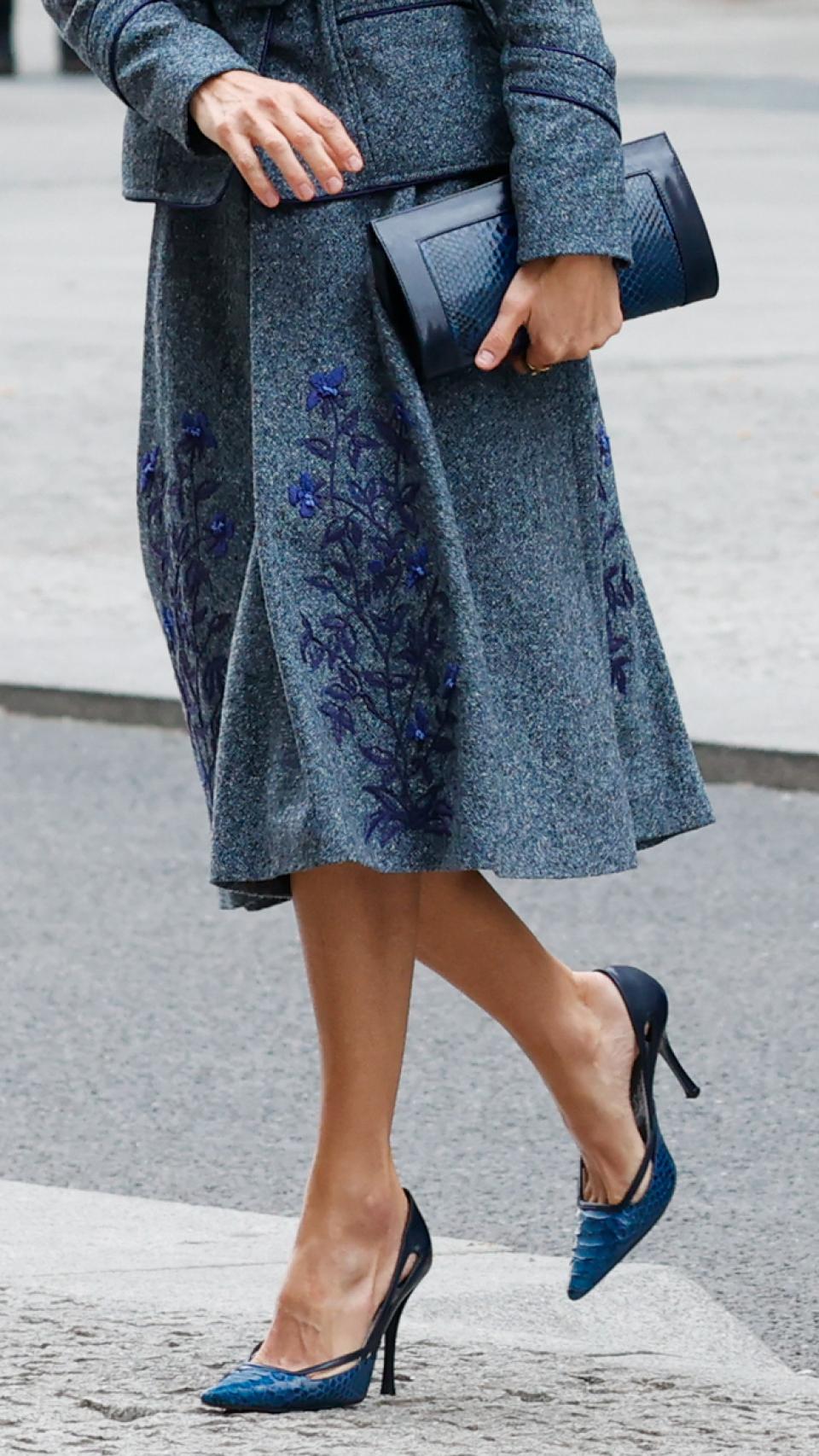 La cartera que ha lucido Letizia este lunes 24 de enero.