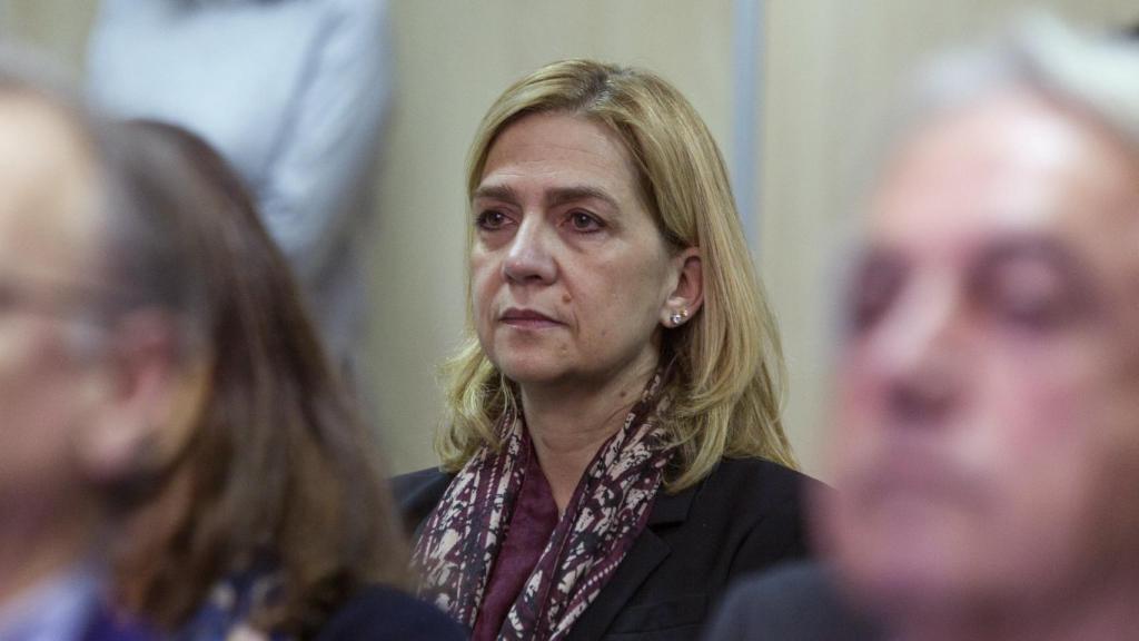 La infanta Cristina en la audiencia de Palma.