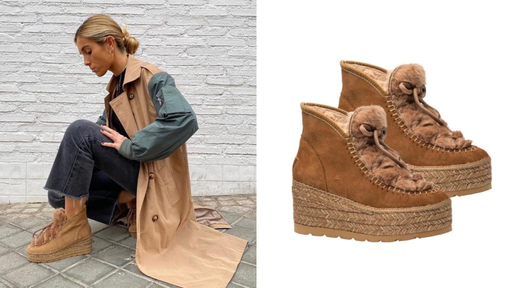 Botín con cuña. Precio: 130 euros.